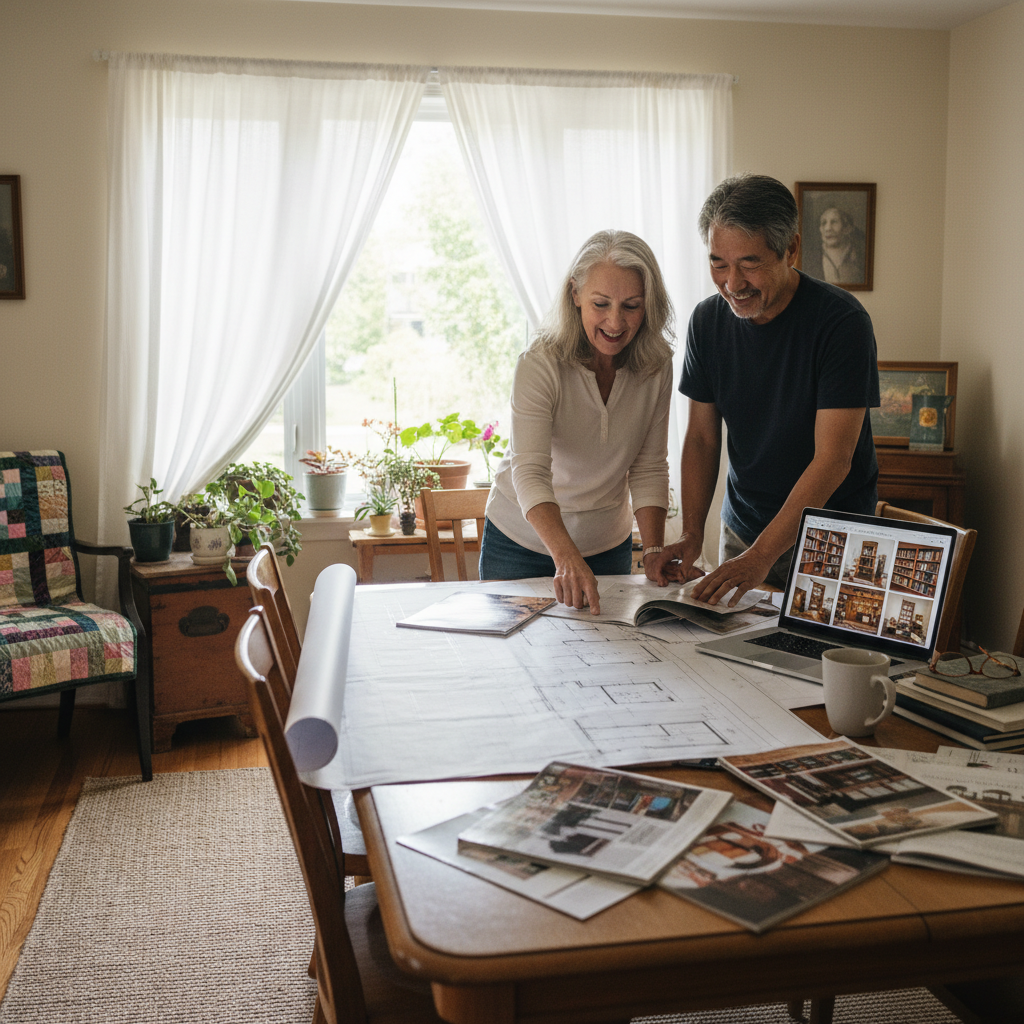 Reverse Mortgage for Home Library and Reading Retreat Space